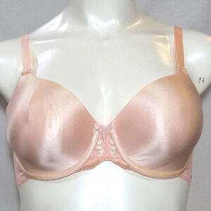 Whimsy by Lunaire 27911 Santa Rosa Lace Trimmed T-Shirt Underwire Bra 38D Pink‎